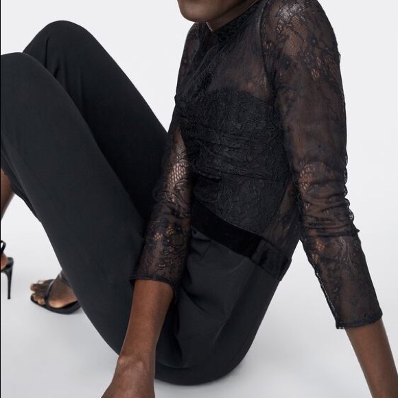 Zara jumpsuit -mixed lace - Picture 2 of 6